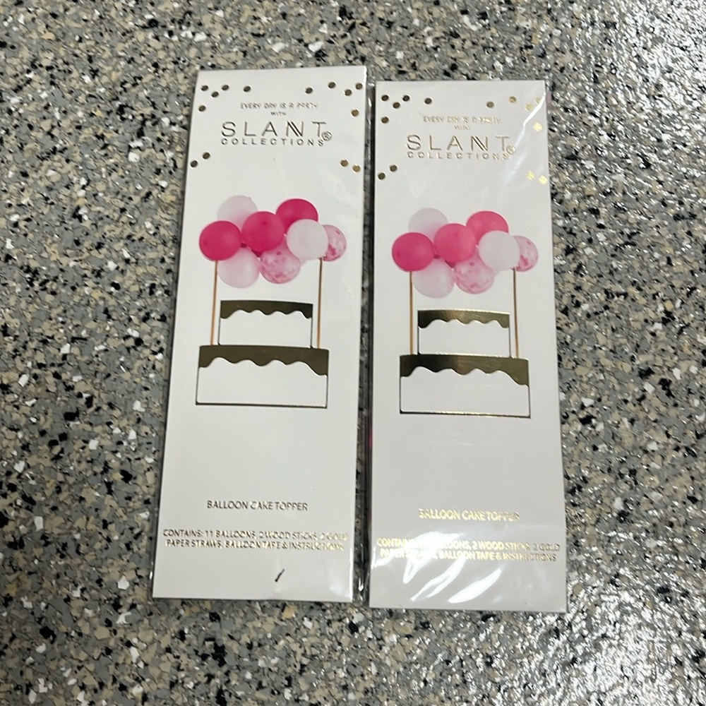 Slant Collection - Cake Topper - Balloons